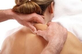 Massage for osteochondrosis of the cervical spine