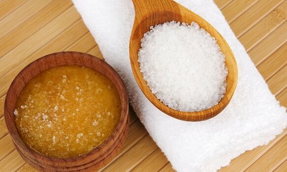 honey and food salt to treat joints on the joints