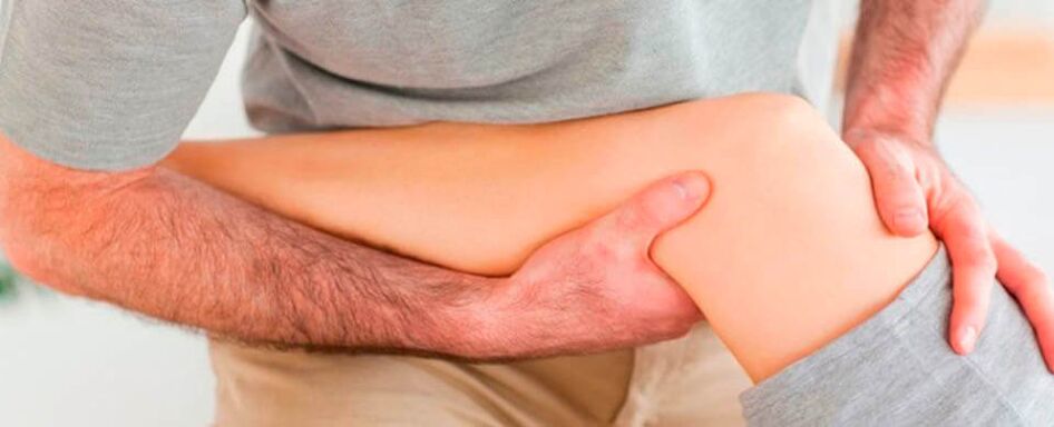 examination of knee joint pain